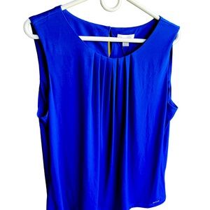 Women’s 1X Calvin Klein Sleeveless Blouse